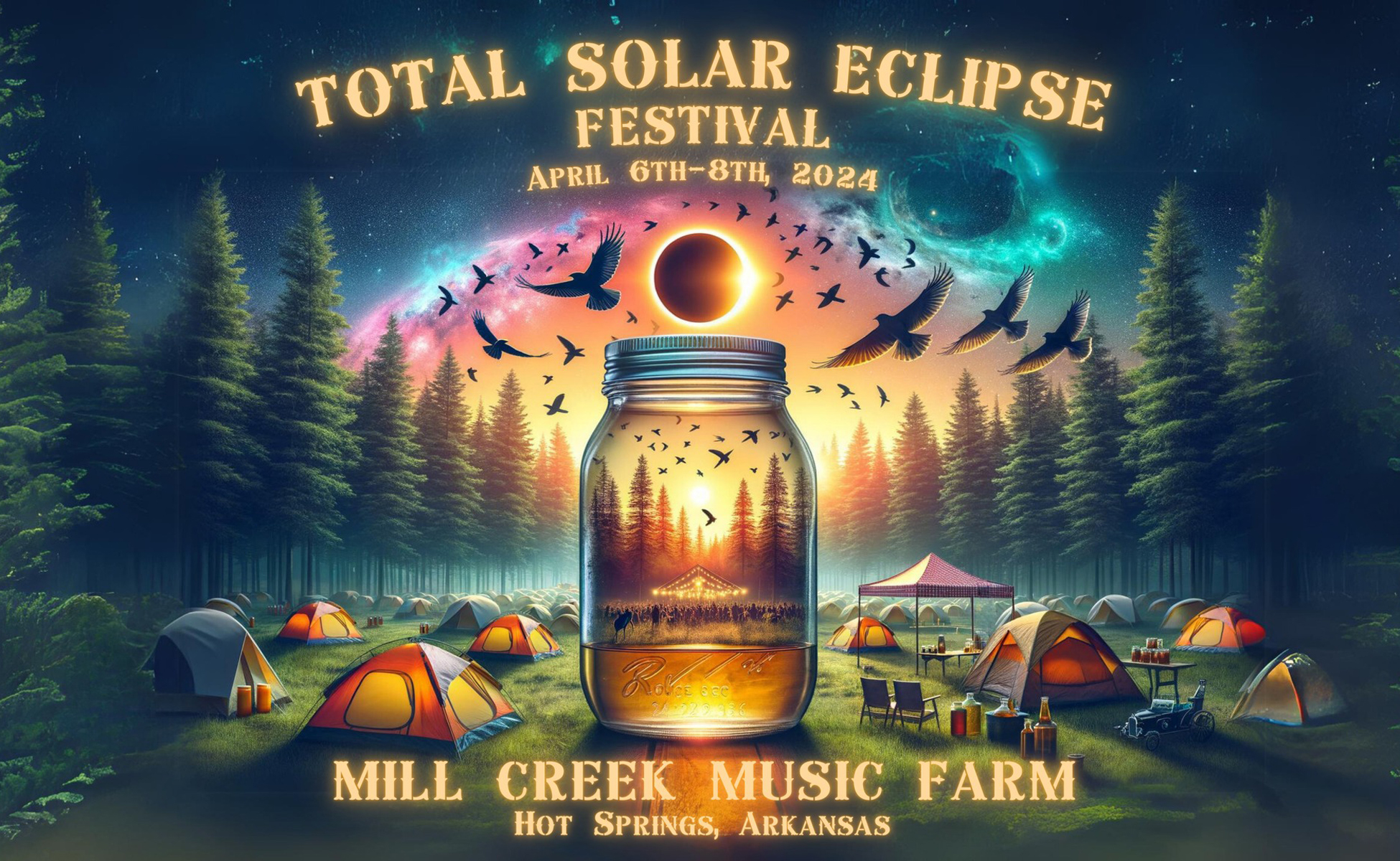 Total Solar Eclipse Festival Hot Springs National Park Arkansas