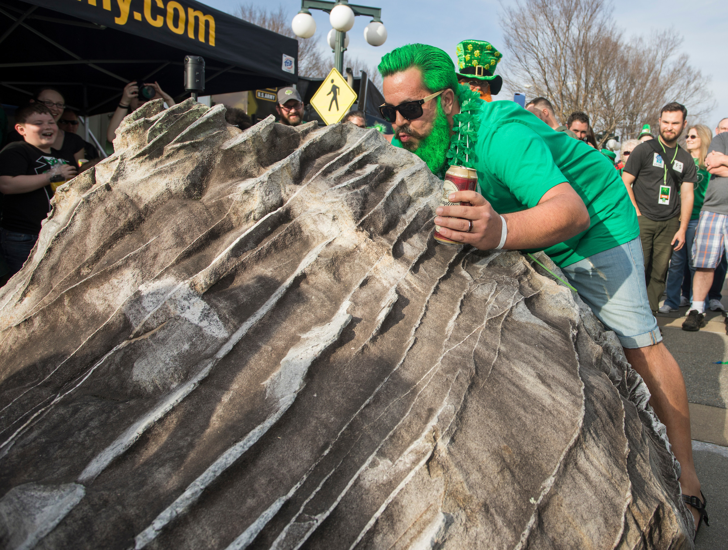 The Blarney Stone Kissing Contest